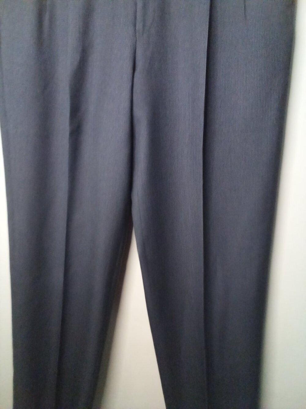 Hart Schaffner Marx Pants Men 34 x 31 Pleats Trousers Check Gray - Picture 5 of 16